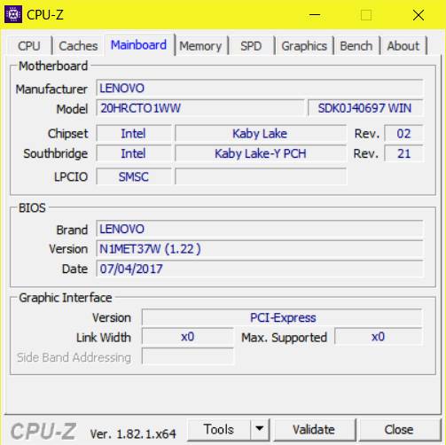 CPU-Z マザーボード情報